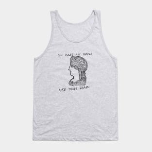 use your brain Tank Top